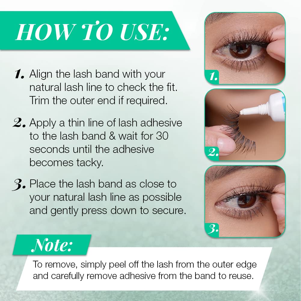 Ardell Natural 110 False Eyelashes Multipack 5 Pairs Plus Bonus for Eye-Lifting - Image 5