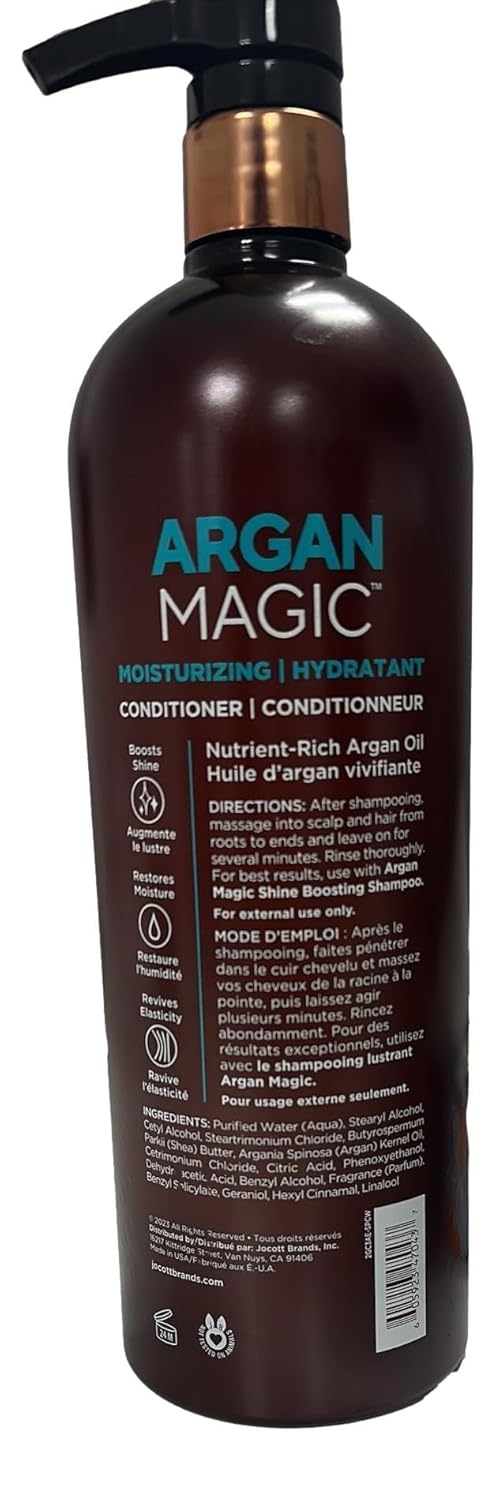 Argan Magic 32 oz Moisturizing Conditioner for Detangling, Hydrating, and Repairing Hair - Image 7