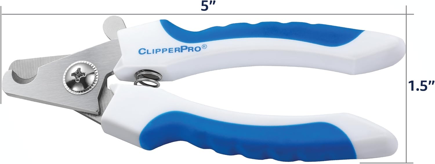 Azurro ClipperPro® Dog & Cat Pets Nail Clippers and Trimmers - Professional Pet Nail Clipper & Trimmers with Safety Guard to Avoid Over Cutting - Professional Grooming Tool for Pets - Image 5