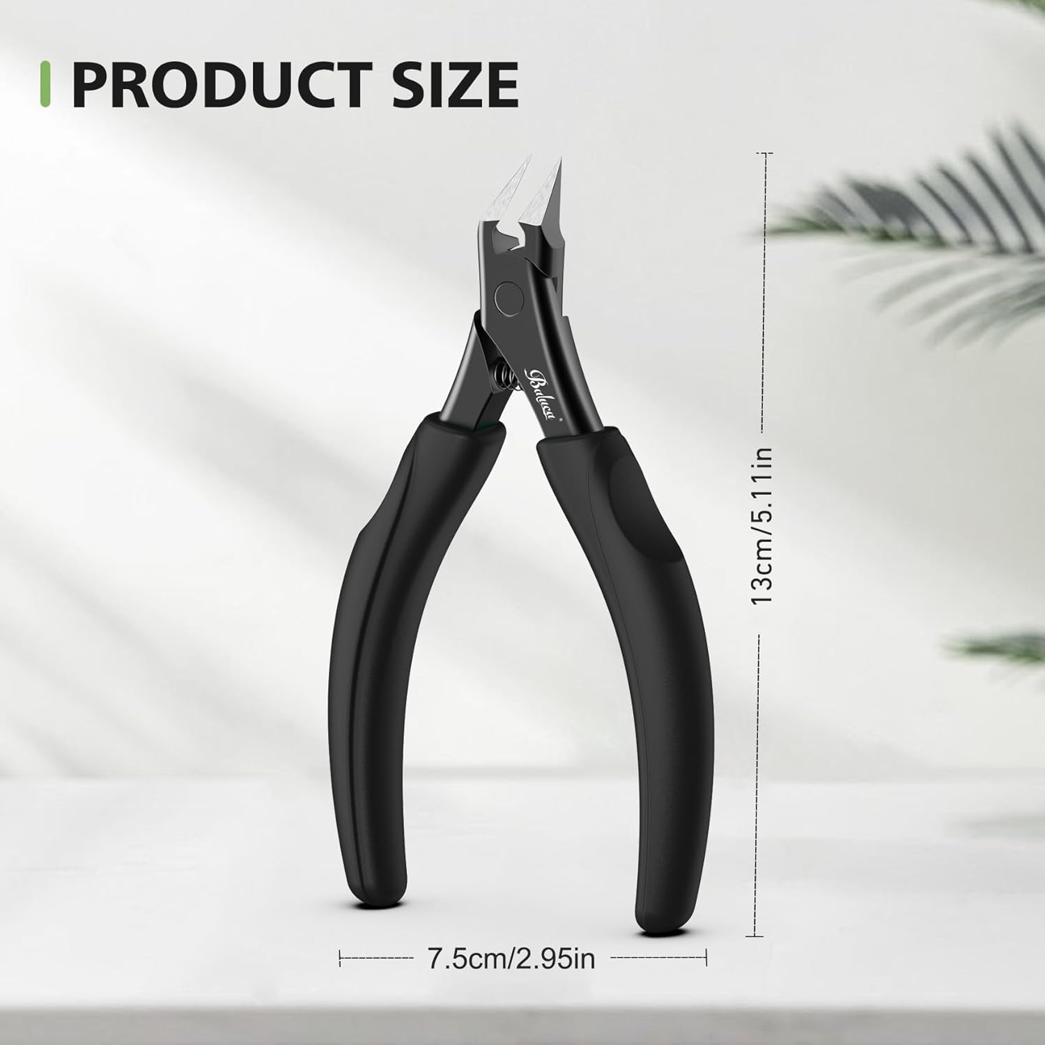 BALUCA Heavy Duty Black Toenail Clippers with Long Handle for Thick and Ingrown Nails - Adult and Senior Size - Image 7