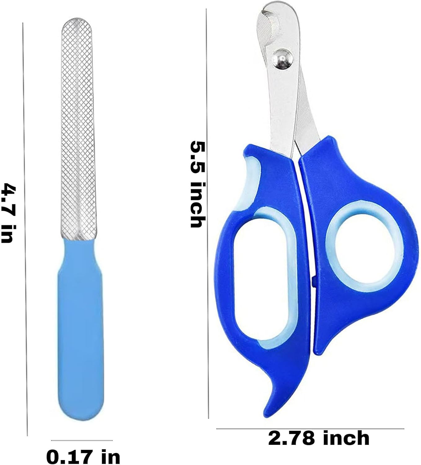 Bearded Dragon Stainless Steel Angled Nail Clippers for Reptile Grooming - Image 2