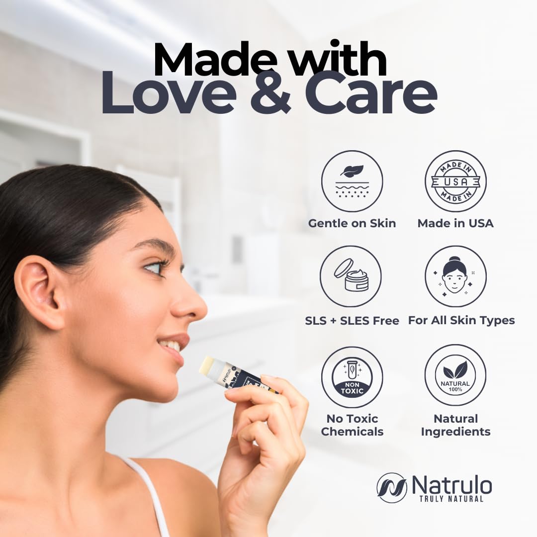 Beef Tallow Lip Balm Variety Pack – Natural Hydrating Beeswax Chapstick for Chapped Lips - Image 4