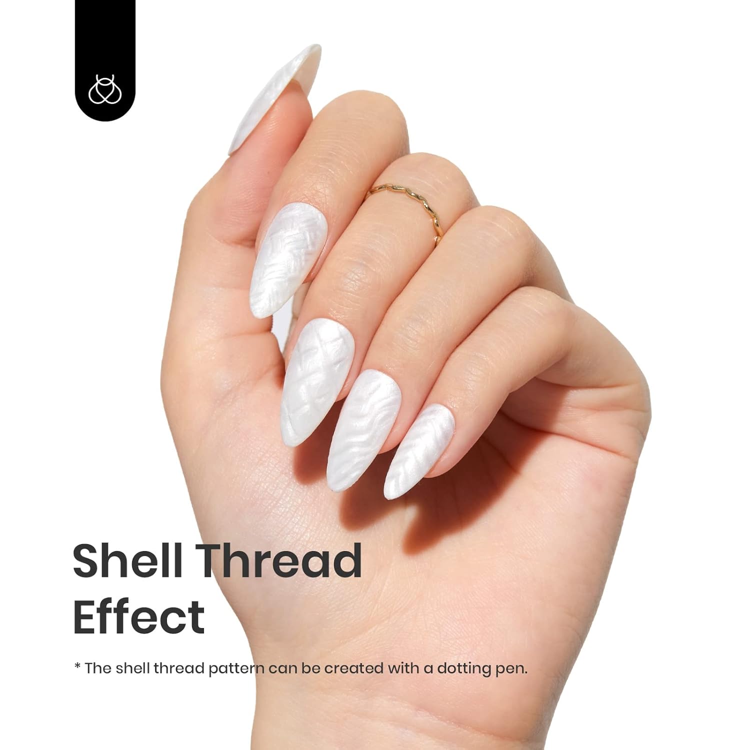 Beetles Pearl White Gel Nail Polish 15ml 0.5Oz Mermaid Pearlescent Shell Finish DIY Manicure - Image 4