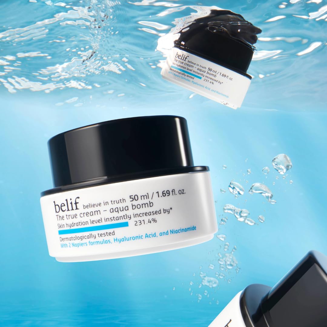 Belif Aqua Bomb Daily Niacinamide Lightweight Moisturizer Cream 1.68 fl oz with Hyaluronic Acid - Image 7