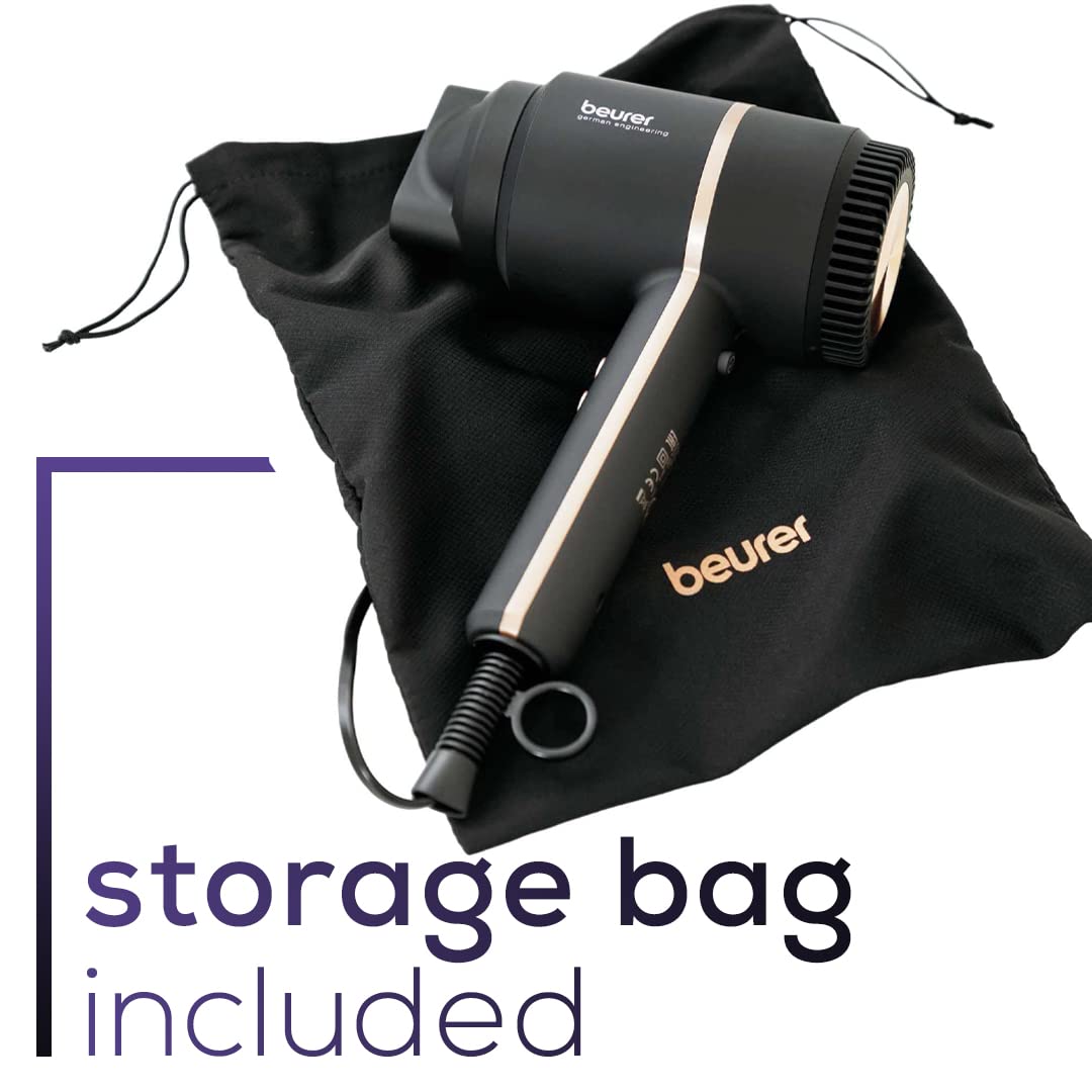 Beurer HC35 Black 1500W Compact Hair Dryer with Ionic Technology and Cold Shot - Image 11