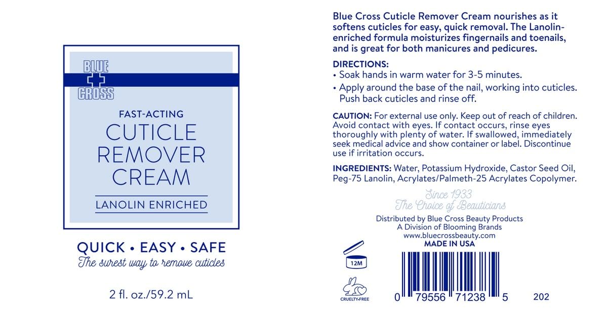 Blue Cross 2oz Cuticle Remover Cream for Dry Cuticles and Brittle Hang Nails - Image 7