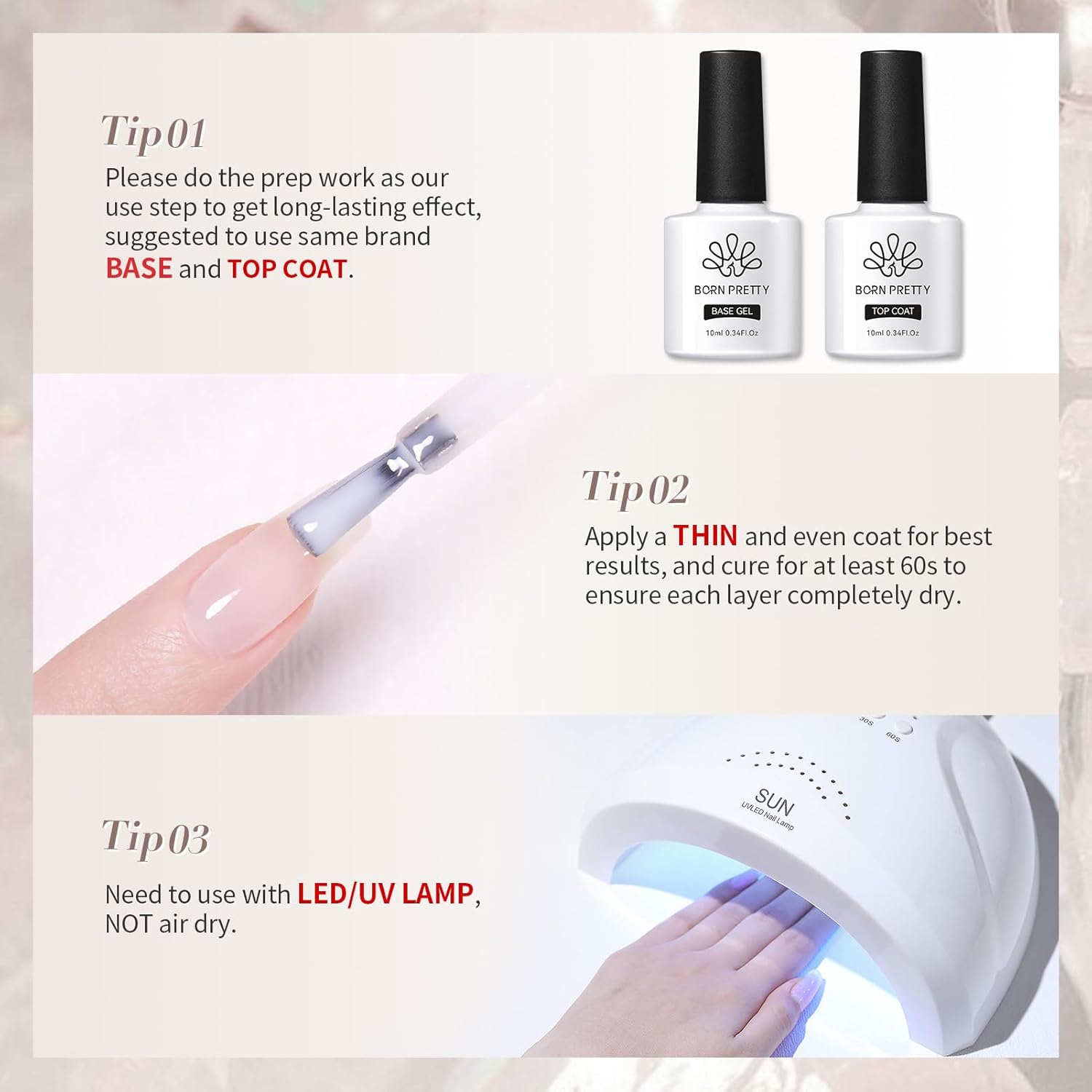 Born Pretty Milky White Sheer Gel Nail Polish 15ml Hema-Free Translucent Nail Art - Image 9
