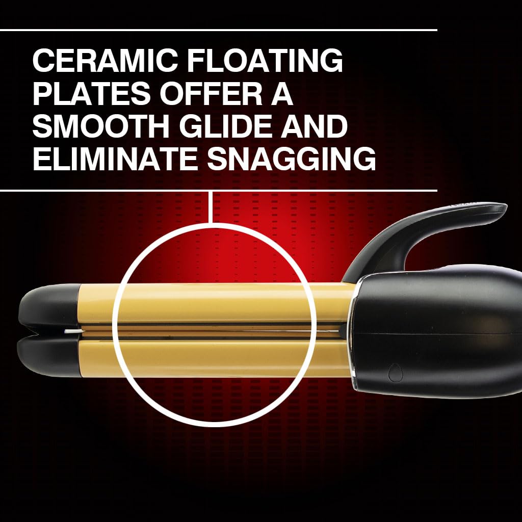 CHI Air Setter 2-in-1 Flat Iron Curler for All Hair Types, Sleek Curly Styles - Image 2