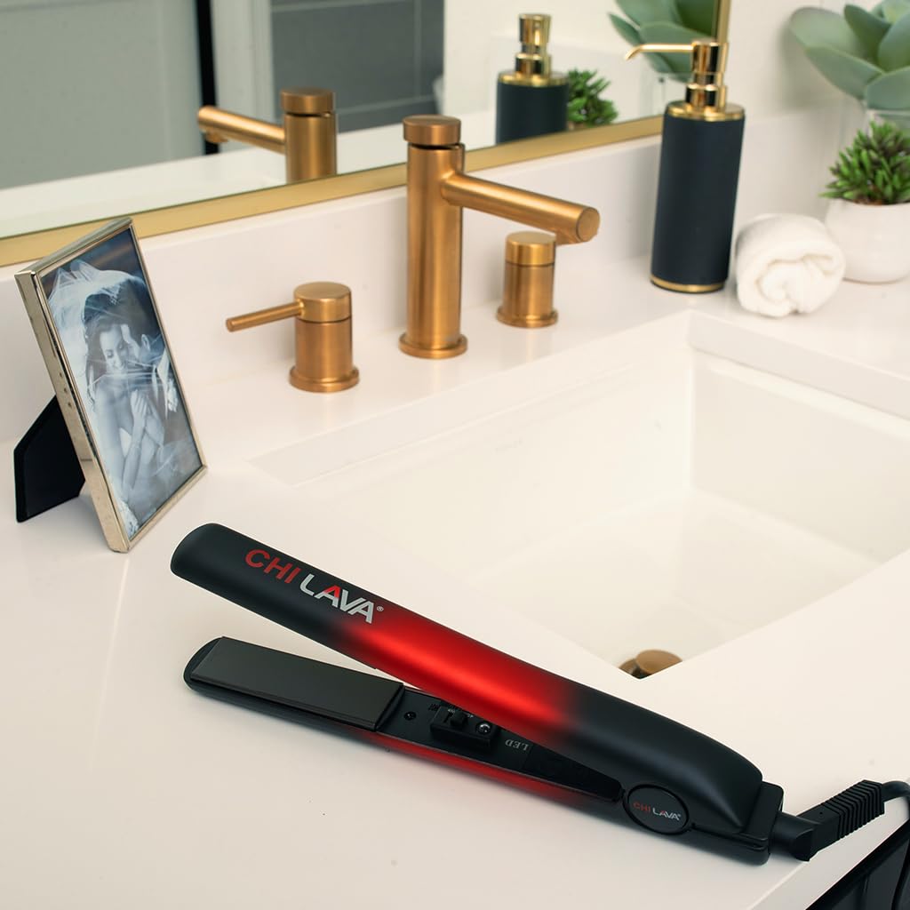 CHI Original 1 Inch Lava Ceramic Flat Iron Hair Straightener 11 Ft Cord - Image 3