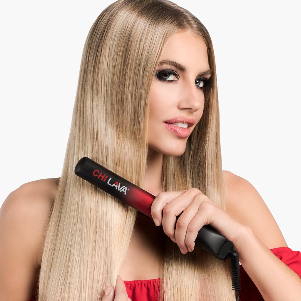 CHI Original 1 Inch Lava Ceramic Flat Iron Hair Straightener 11 Ft Cord - Image 8