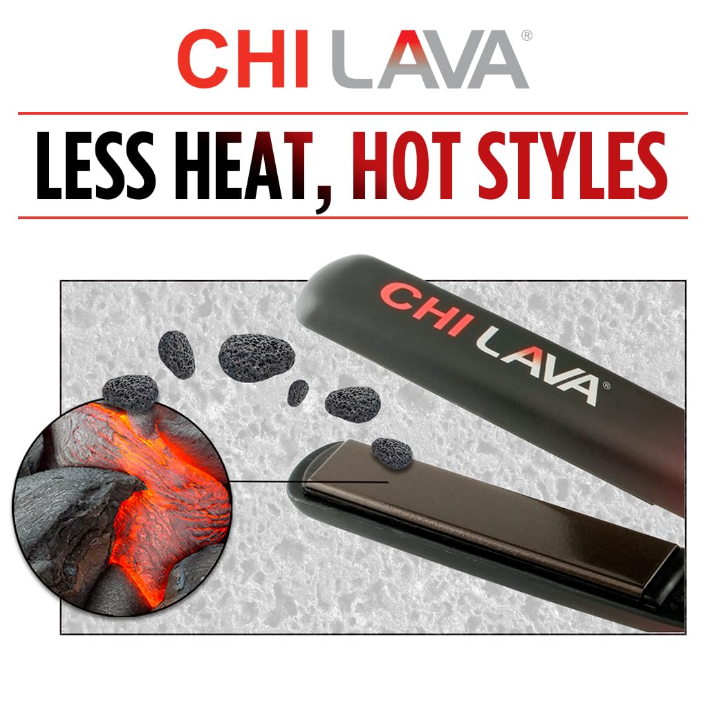 CHI Original 1 Inch Lava Ceramic Flat Iron Hair Straightener 11 Ft Cord - Image 4