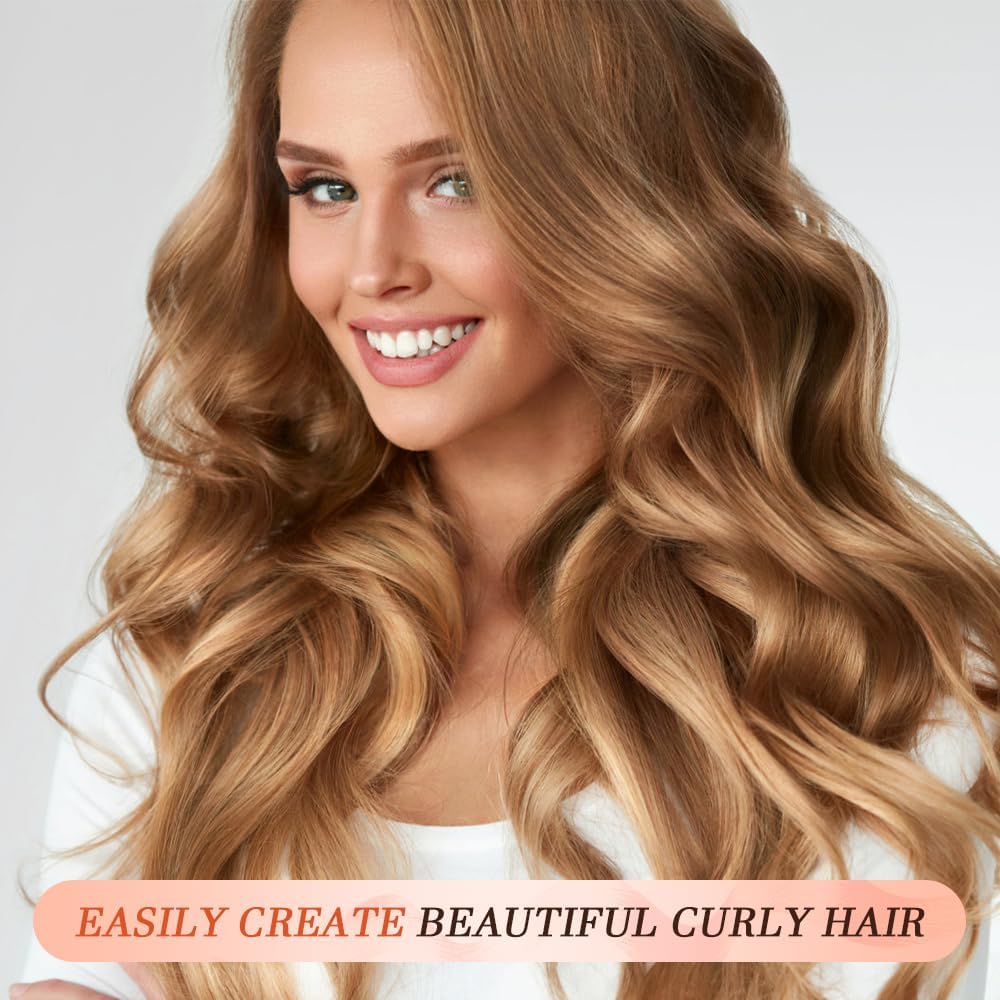 Rose Gold & Black 2-in-1 Cordless Rechargeable Curling Iron and Straightener, 4000mAh Battery - Image 7
