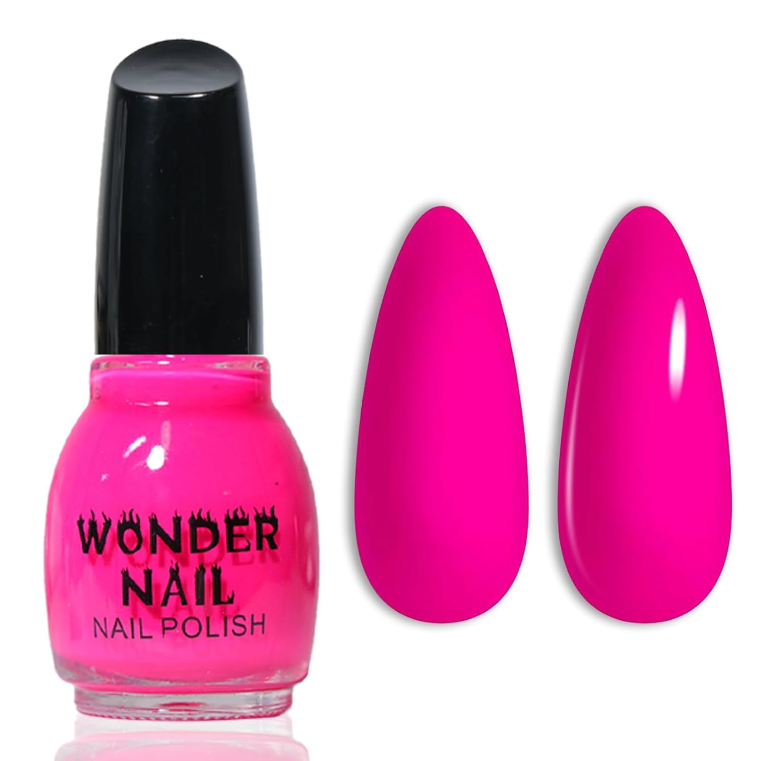 COSMOO 15ml Neon Pink Quick Dry Chip-Resistant Vegan Nail Polish Lacquer - Image 7