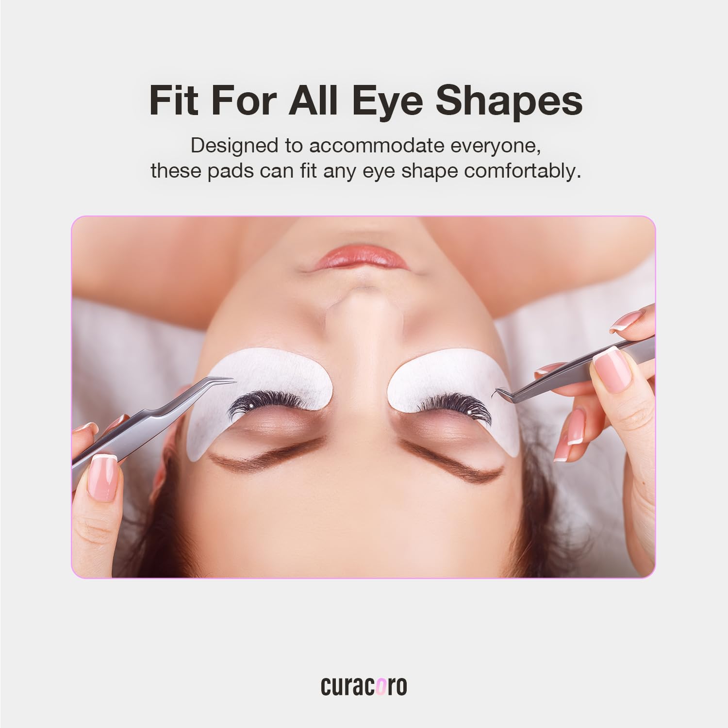 Curacoro Biogel Soft Eye Pads for Lash Extensions, Sensitive Skin, 10 Pairs - Image 6