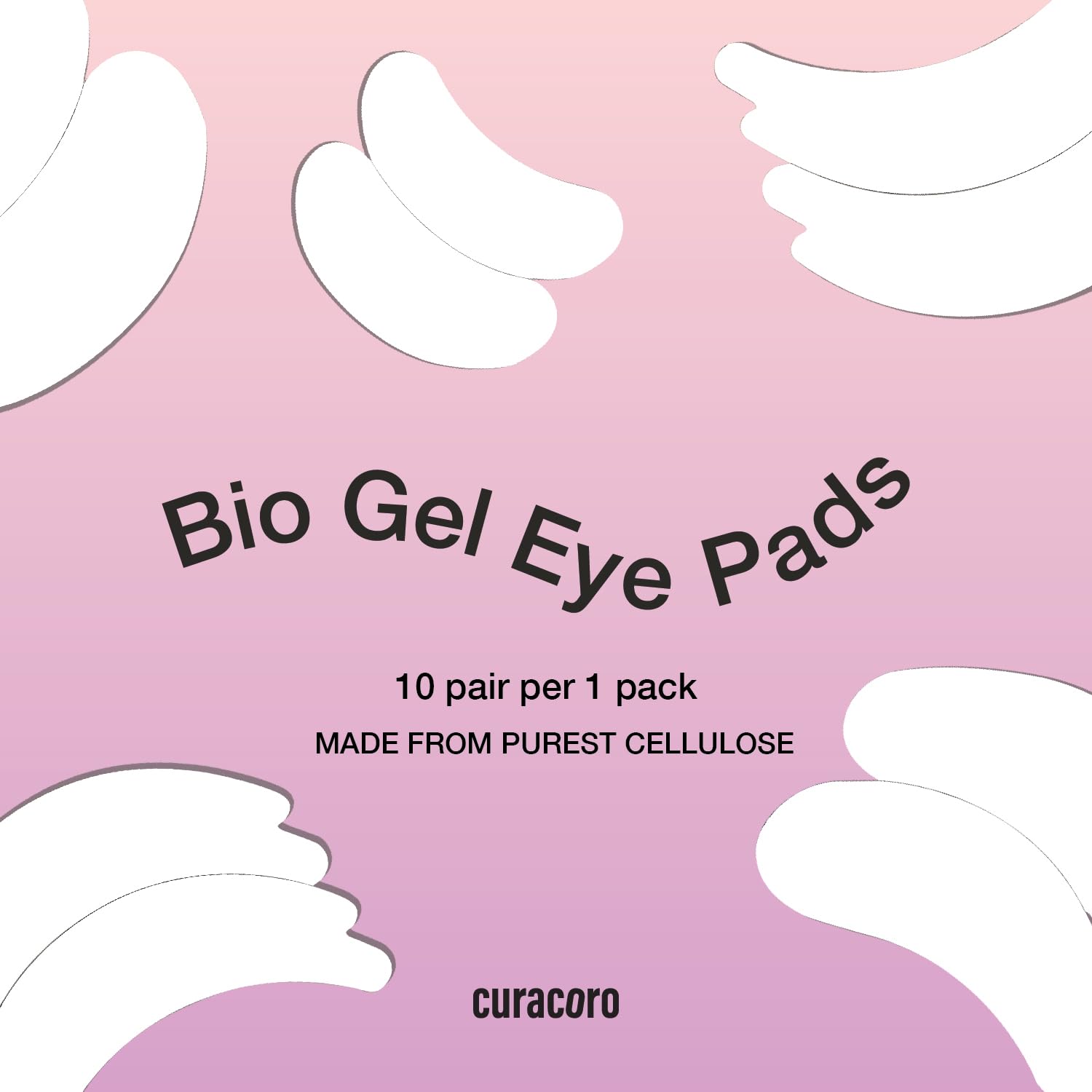 Curacoro Biogel Soft Eye Pads for Lash Extensions, Sensitive Skin, 10 Pairs - Image 3