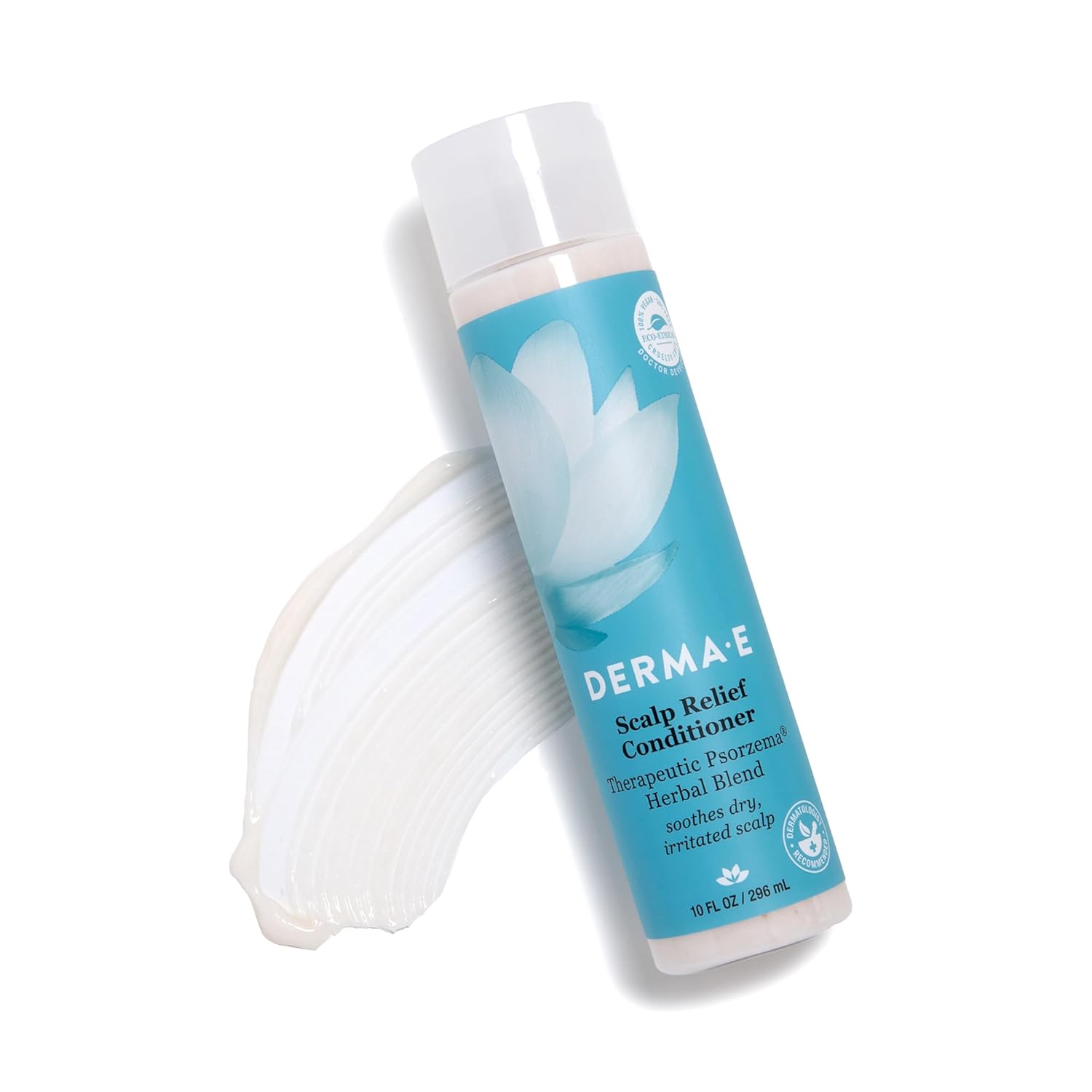 Derma E Scalp Relief Conditioner 10 Fl Oz Psorzema Herbal Blend Natural Dandruff Treatment - Image 5