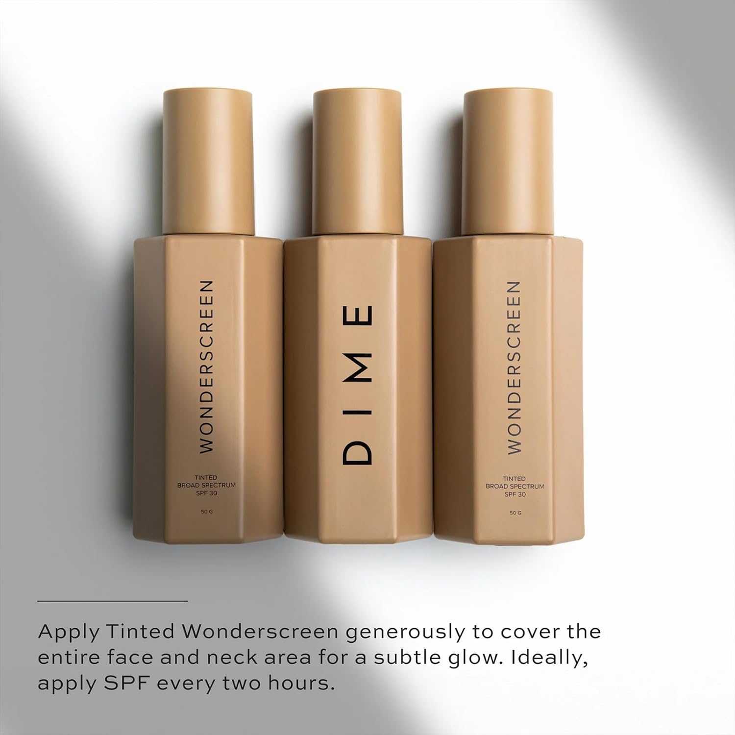 DIME Beauty Glow Wonderscreen SPF 30 Mineral Face Sunscreen 50g Shade 02 - Image 8