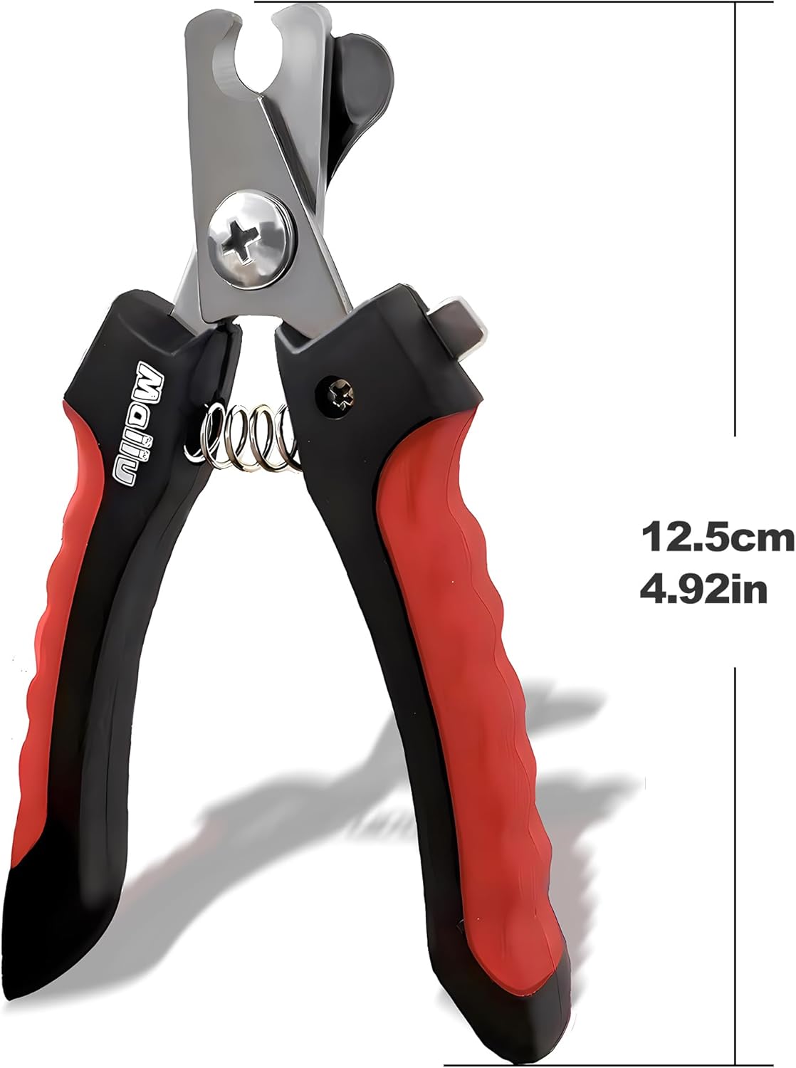Professional Red Nail Clippers with Safety Guard for All Dog and Cat Breeds - Image 4