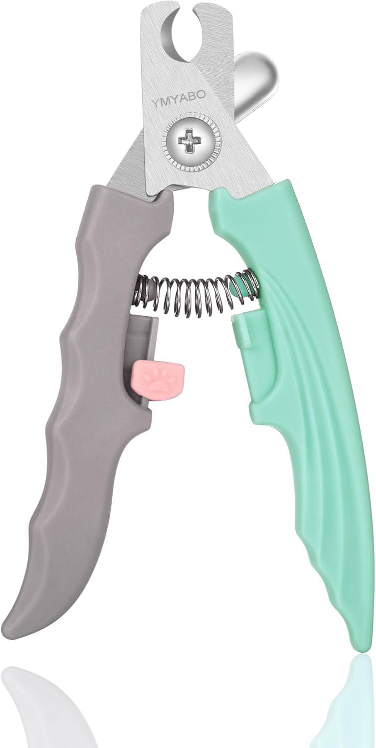 Green Nail Clippers with Safety Guard for Thick Dog Toenails - Image 8
