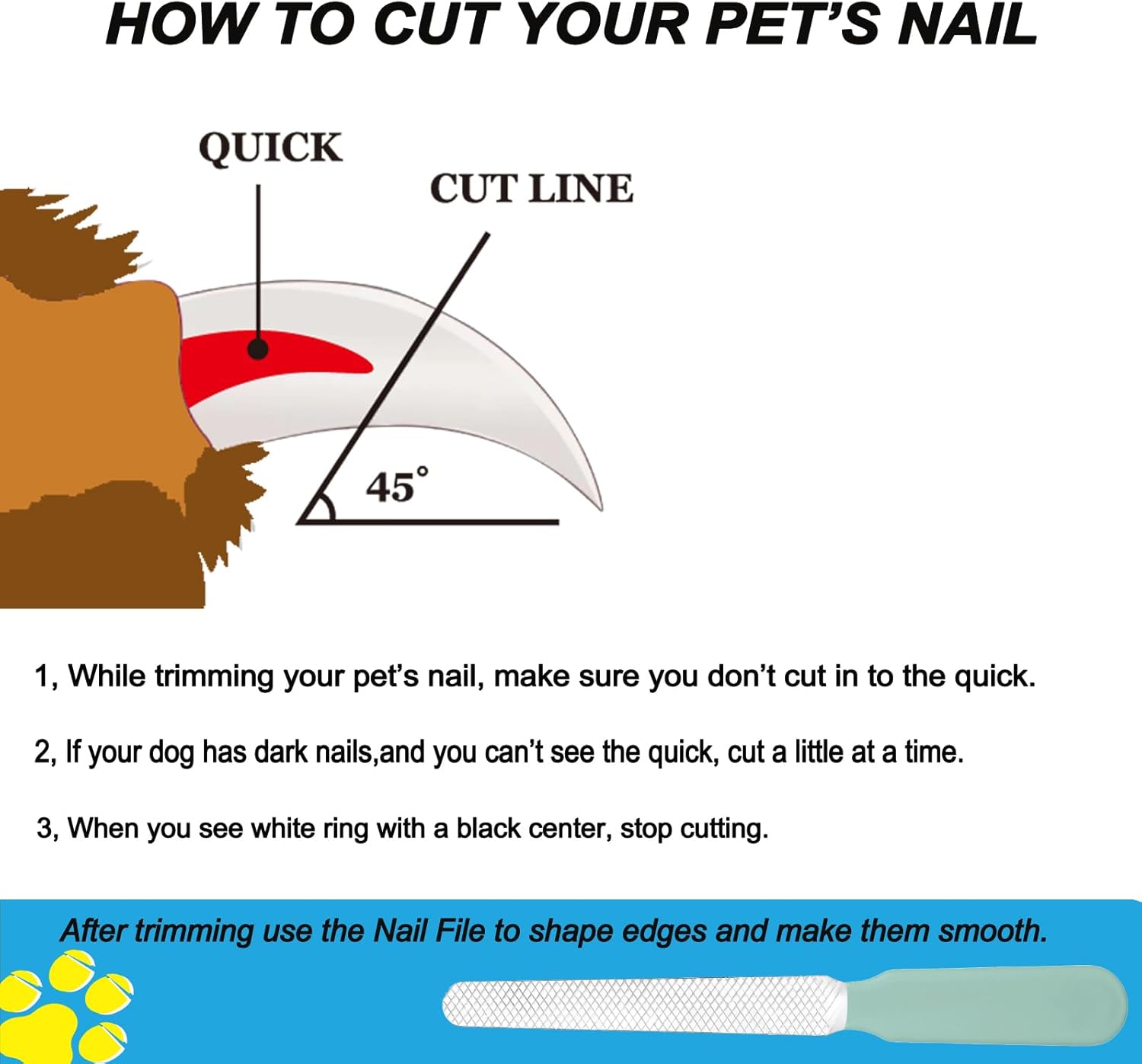 Green Nail Clippers with Safety Guard for Thick Dog Toenails - Image 5