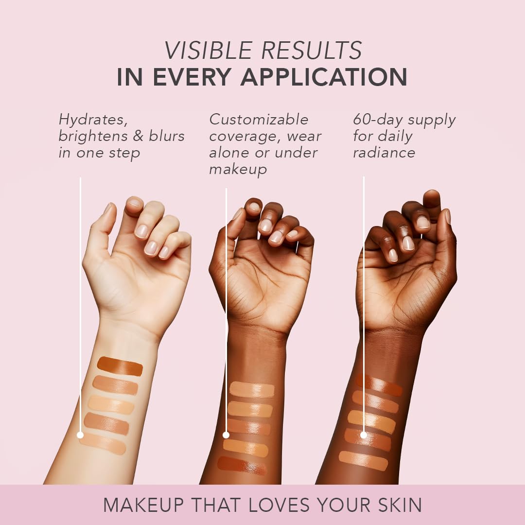 Doll 10 TCE Liquid Filter Lightweight Tinted CC Cream Foundation Moisturizer 30ml Vegan - Image 3