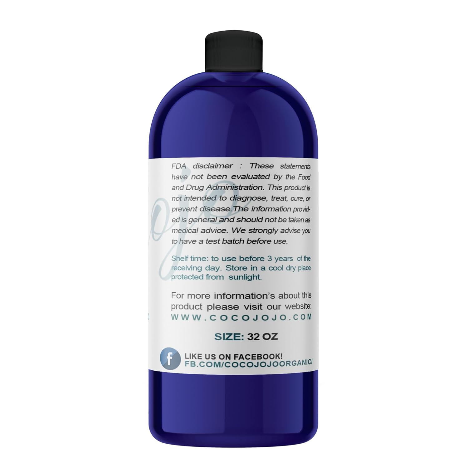 Dr Joe Lab 32oz Pure Unrefined Cold Pressed Moroccan Argan Oil for Hair, Skin, Nails - Image 2