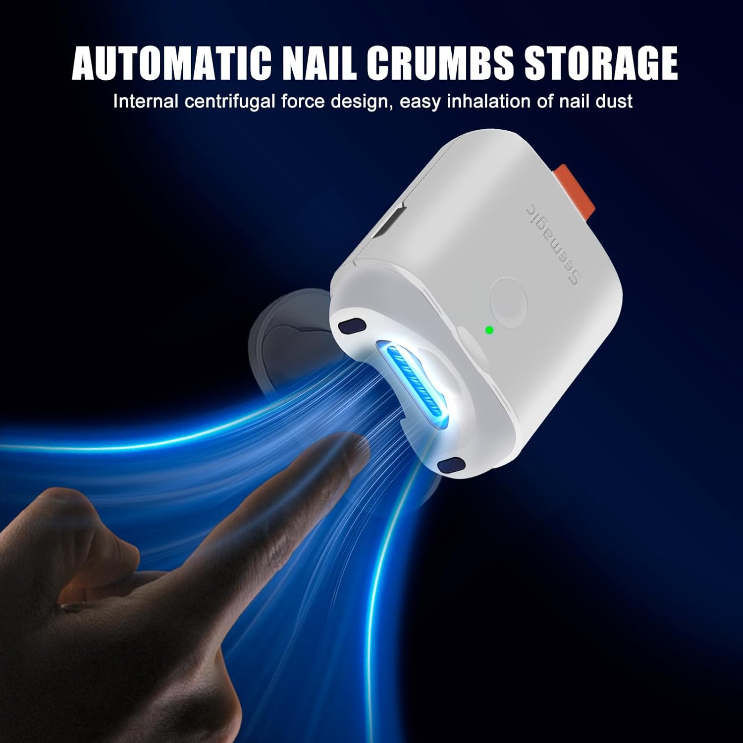 Baby & Adult Electric Nail Clipper, Automatic Trimmer with LED Light, Mini Size - Image 4