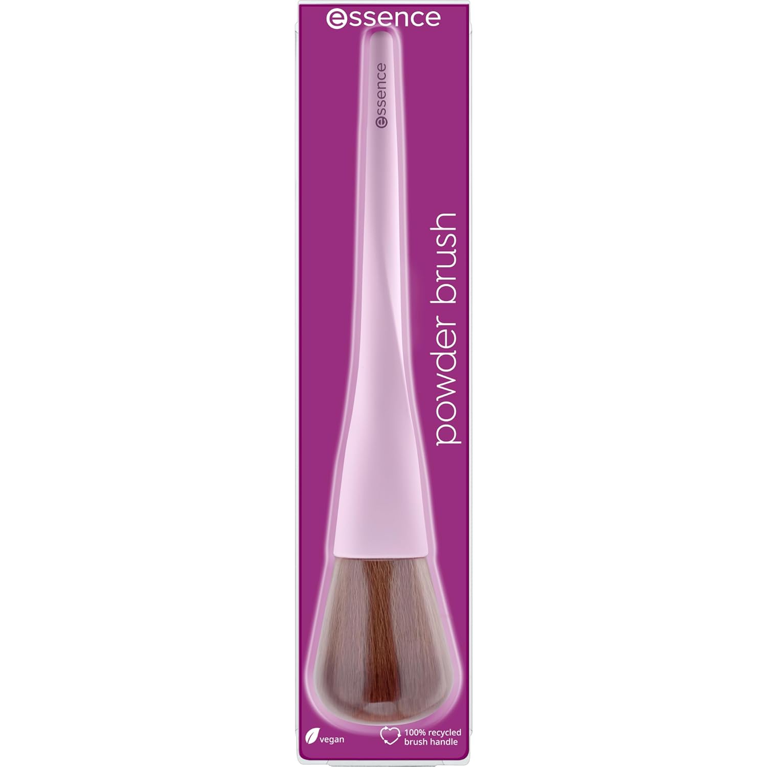 Essence Soft Bristle Vegan Cruelty-Free Makeup Powder Brush for Loose Pressed Powder - Image 2
