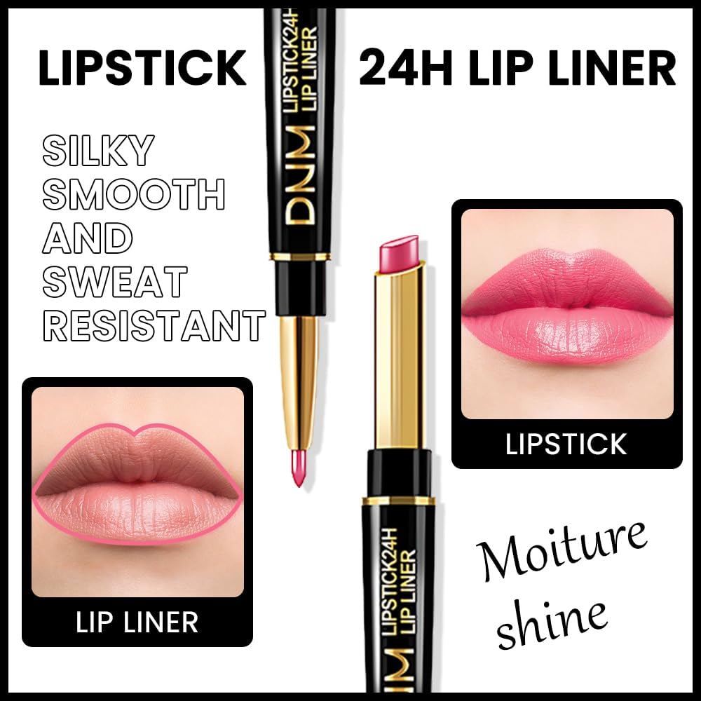 EVPCT 3-Piece Moisturizing Hydrating Lip Liner and Lipstick Set for Women - Image 3