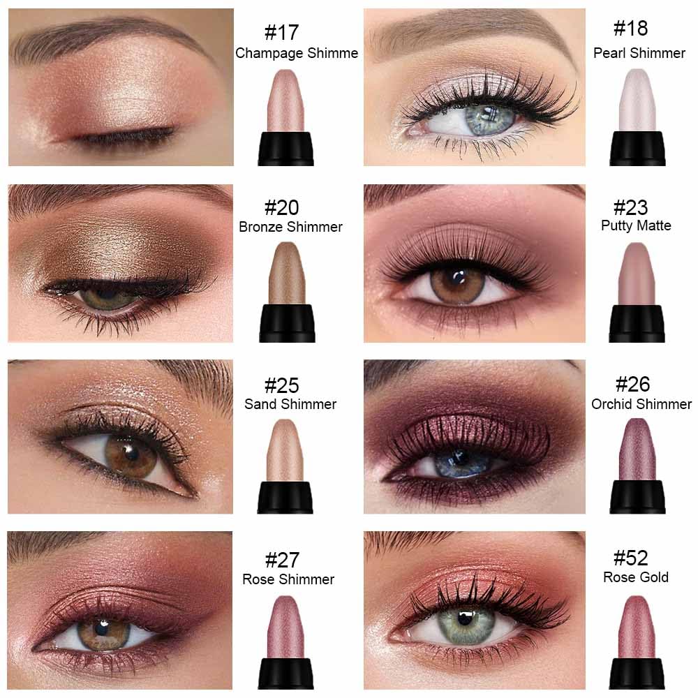 EVPCT 8 Piece Shimmer & Matte Cream Eye Shadow Stick Makeup Set for Women - Image 2