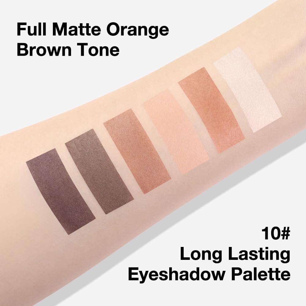 EVPCT Mini 6 Color Eyeshadow Palette with Built-in Mirror for Mature Skin - Image 4