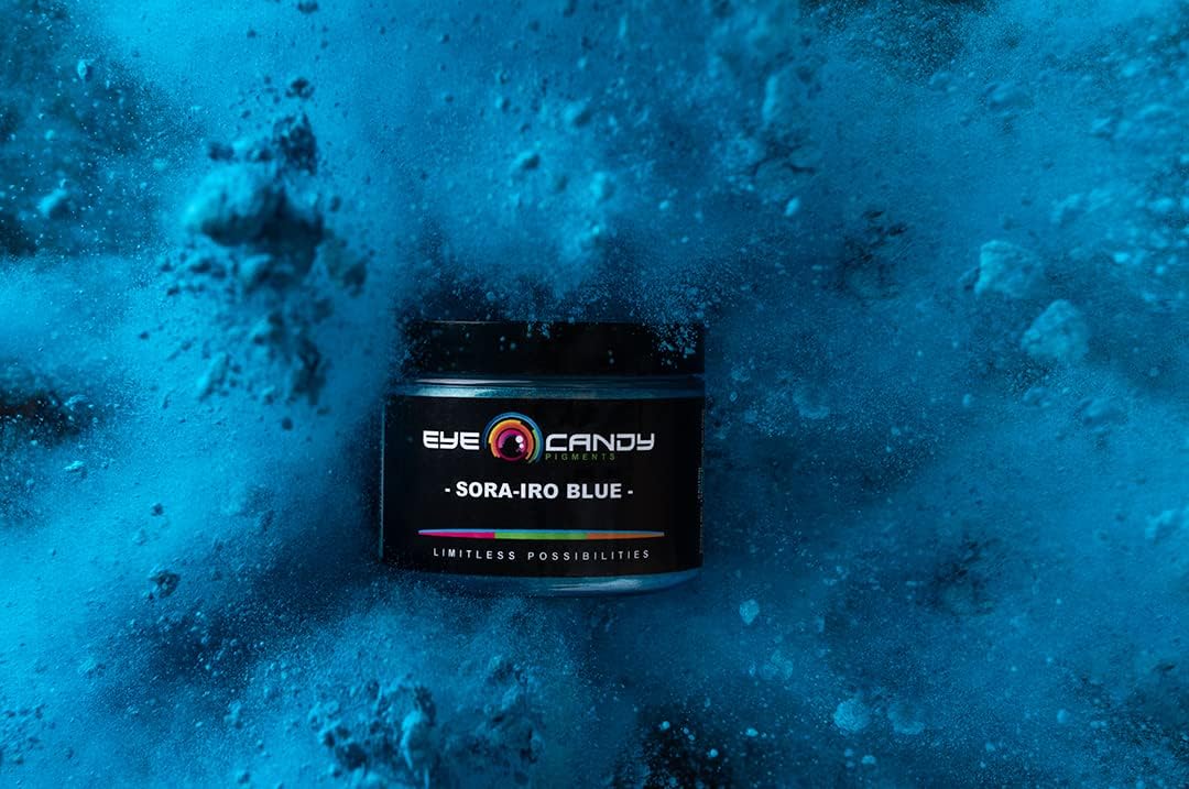 Sora-IRO Blue Mica Powder Pigment 50g for DIY Craft and Art Projects - Image 8