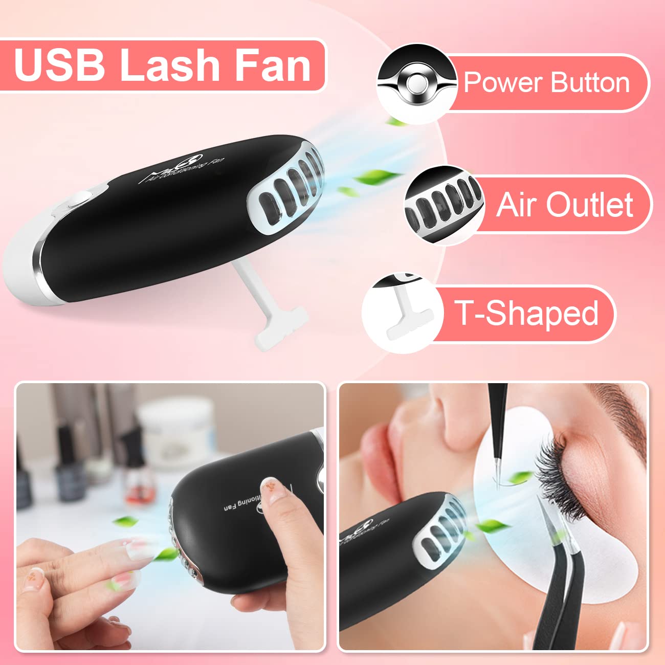 Eyelash Extension Kit Individual Lashes 0.07D Curl 8-15mm with Application Tools - Image 4