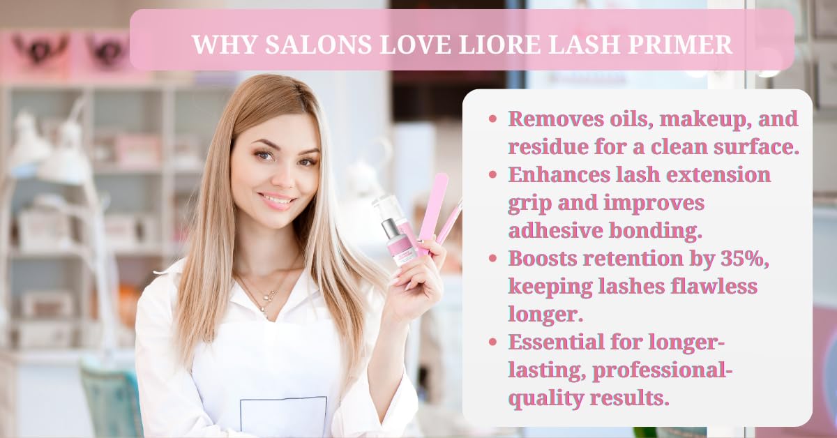 Longer Glue Retention Eyelash Extension Primer, 100ml Pretreatment Solution for Lashes - Image 4