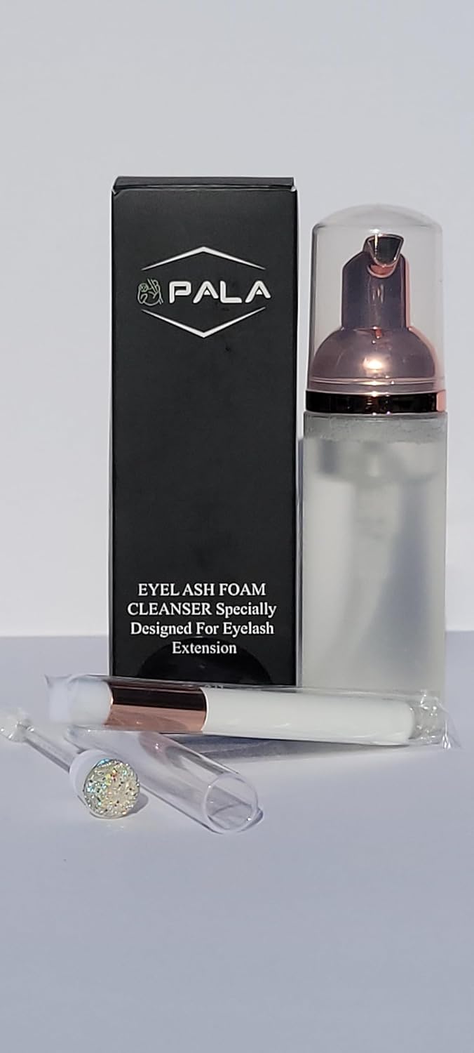 Eyelash Extension Foam Cleanser Kit with Brush and Wand, 150ml Volume - Image 6