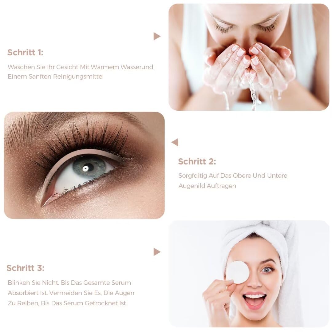 Nourishing Eyelash Growth Serum for Fuller Longer Lashes, Cruelty-Free Formula, 10ml Size - Image 6