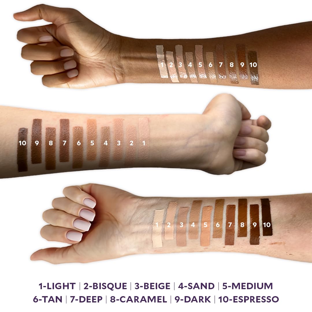 Fièra Luxury Anti-Aging Concealer and Foundation for Mature Skin, Light Shade, 0.5 FL. OZ - Image 4