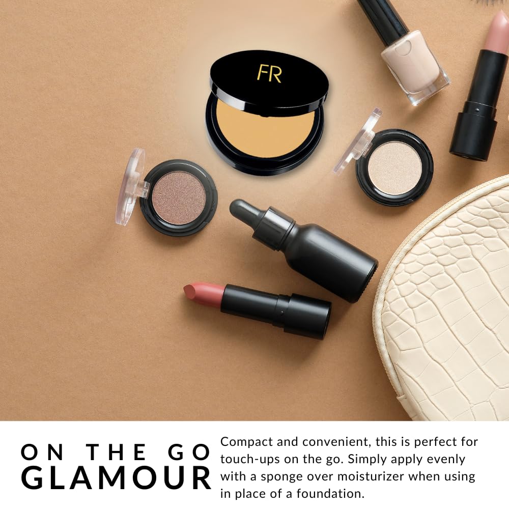 Flori Roberts Luxury Oil Blotting Pressed Powder for Deeper Skin Tones, Long Lasting Shine Control - Image 6