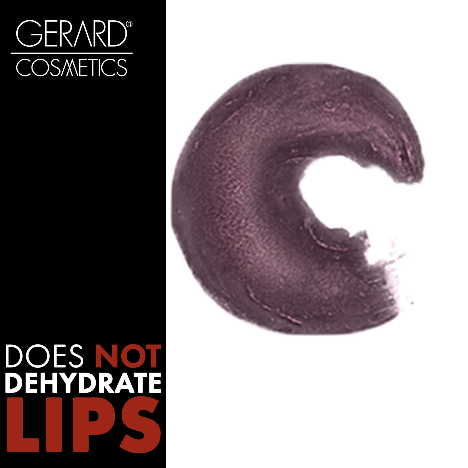 Gerard Cosmetics Metal Matte Liquid Lipstick Underworld Grey Purple 0.19 oz Long Lasting Hydrating - Image 3