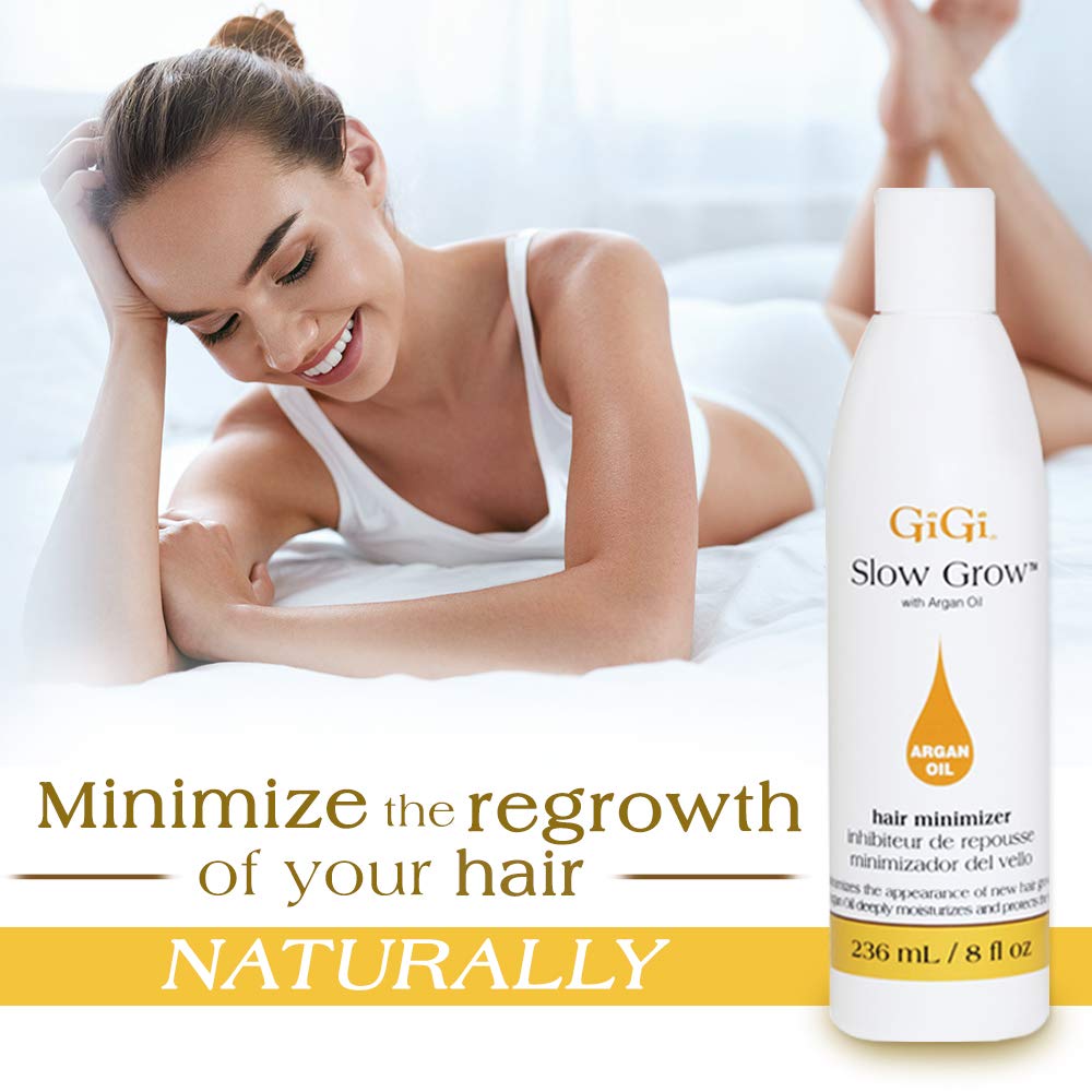 GiGi Post Waxing Treatment Lotion with Argan Oil 8 oz Hair Growth Minimizer for All Skin Types - Image 2