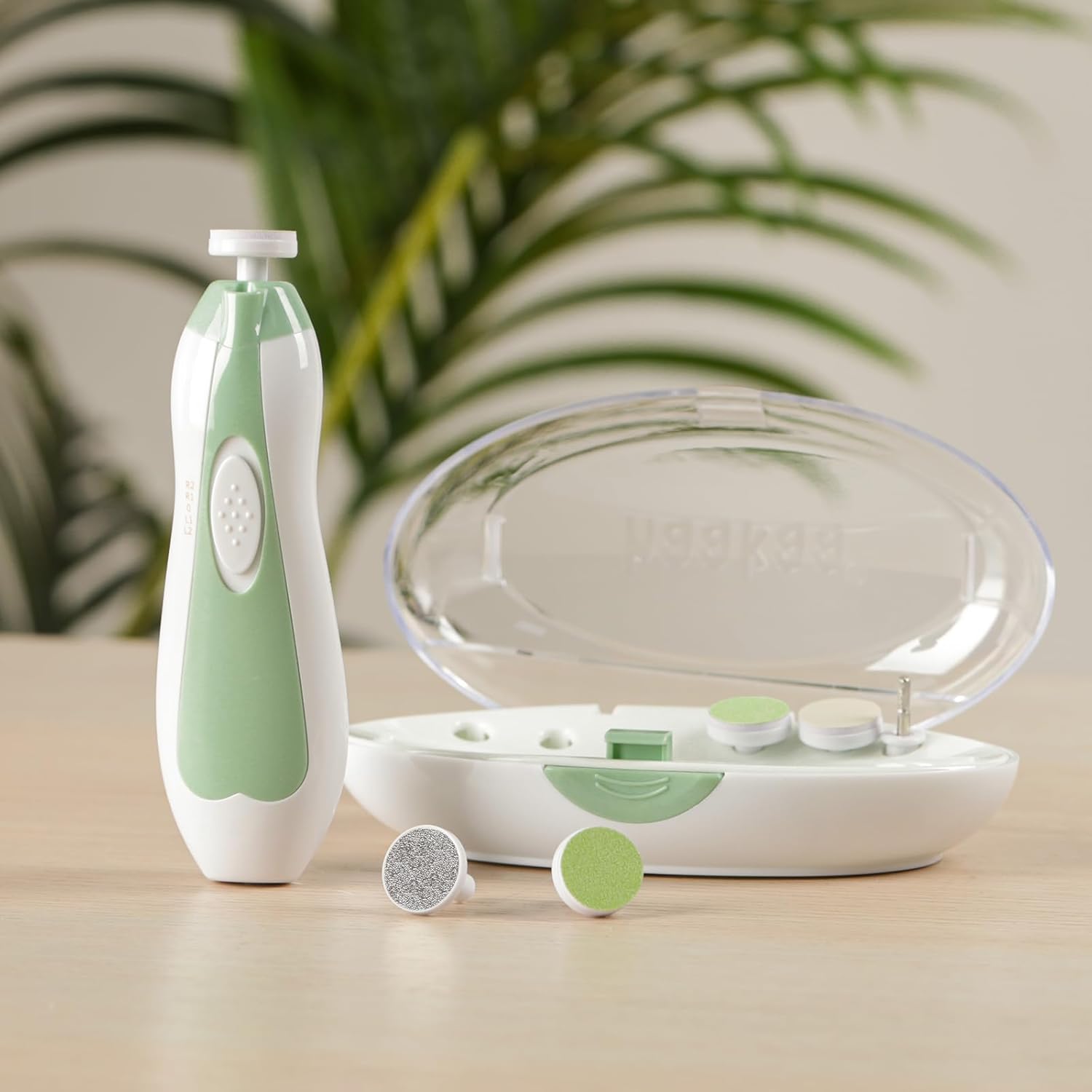 Haakaa Electric Baby Nail Trimmer Kit for Newborns Toddlers Adults Meadow 4 Pads - Image 9