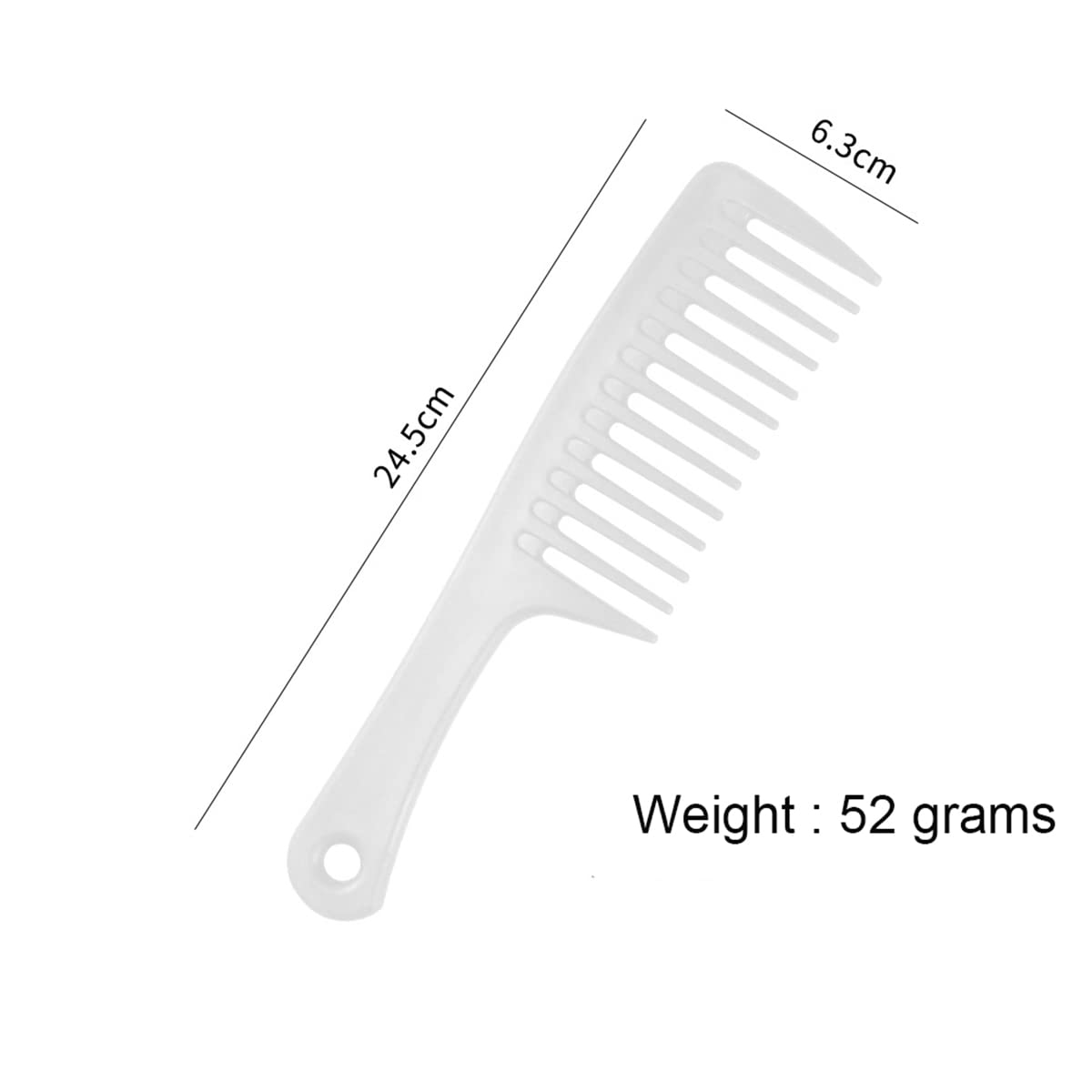 Hair Brush Set with Anti-Static Vent Brush, Detangling Brush, and Wide-Toothed Comb in Silver Diamond Color - Image 4