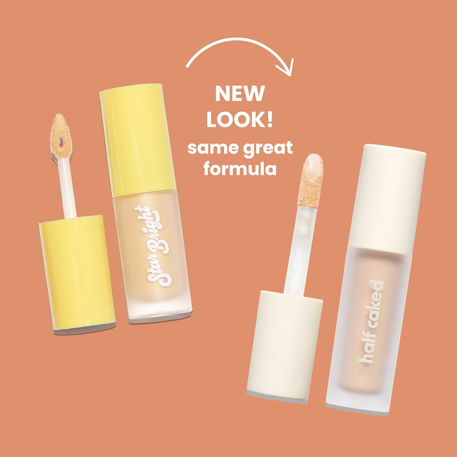 Half Caked Star Bright Liquid Under-Eye Brightener 4.6ml Creamy Lightweight Medium Coverage Eternal Sunshine - Image 5