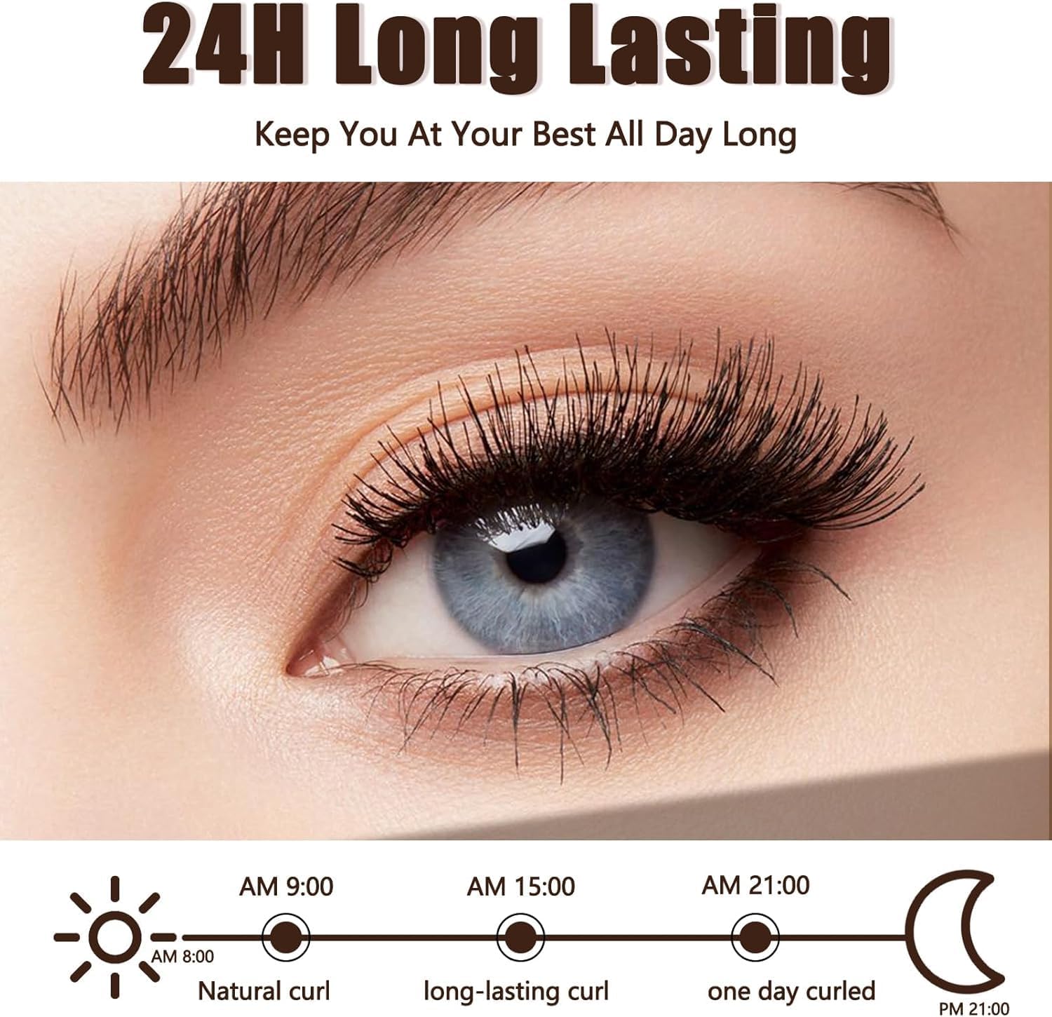 USB Rechargeable Heated Eyelash Curler with Battery Indicator and 3 Temperature Modes - Image 3
