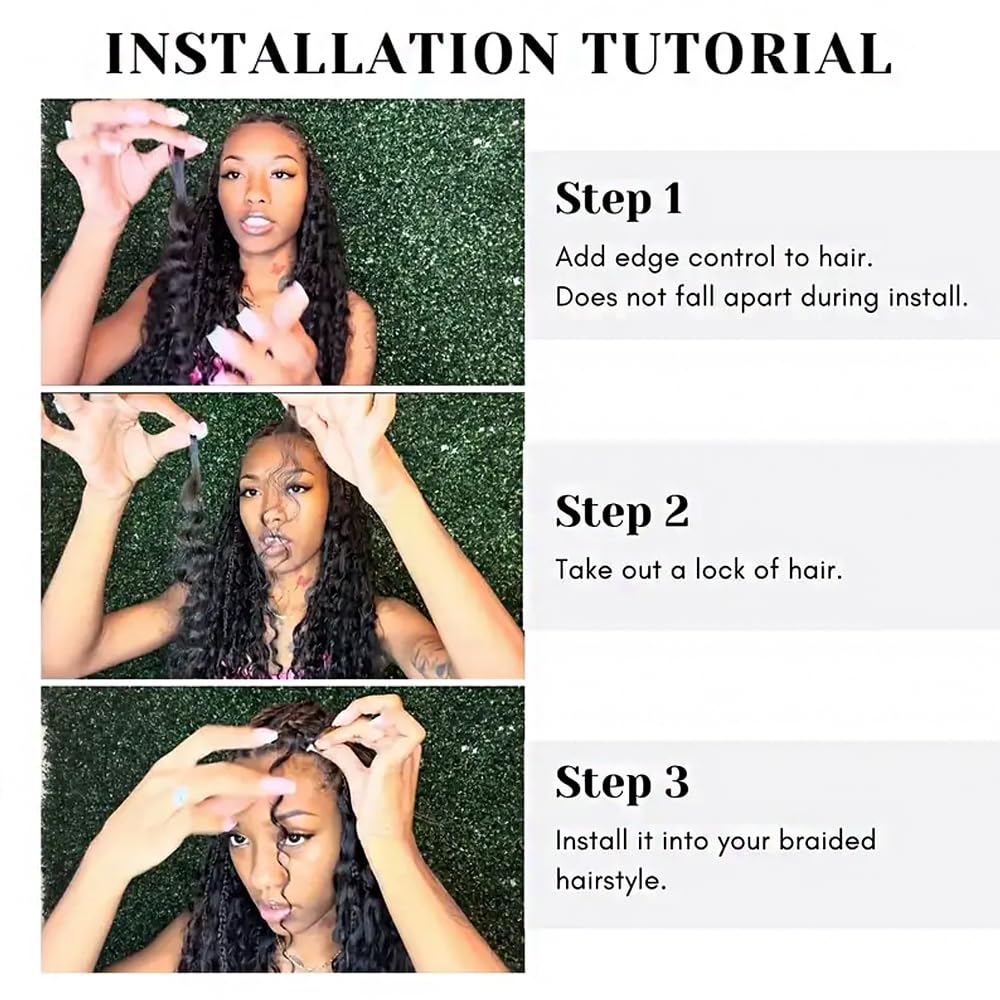 Honey Blonde Deep Wave Human Braiding Hair for Knotless Braids 2 Bundles 24 Inch - Image 5