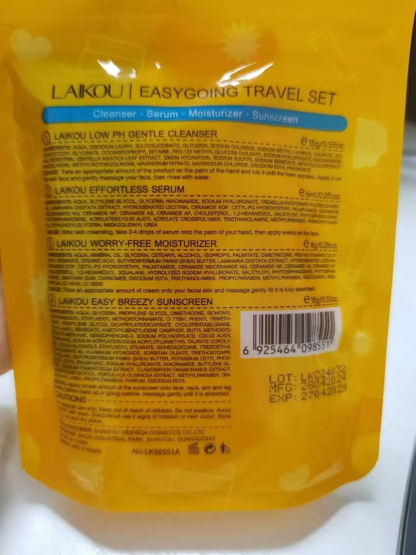 Hydrating Skin Care Travel Kit for Women Teens 4 Mini Essentials Set - Image 9