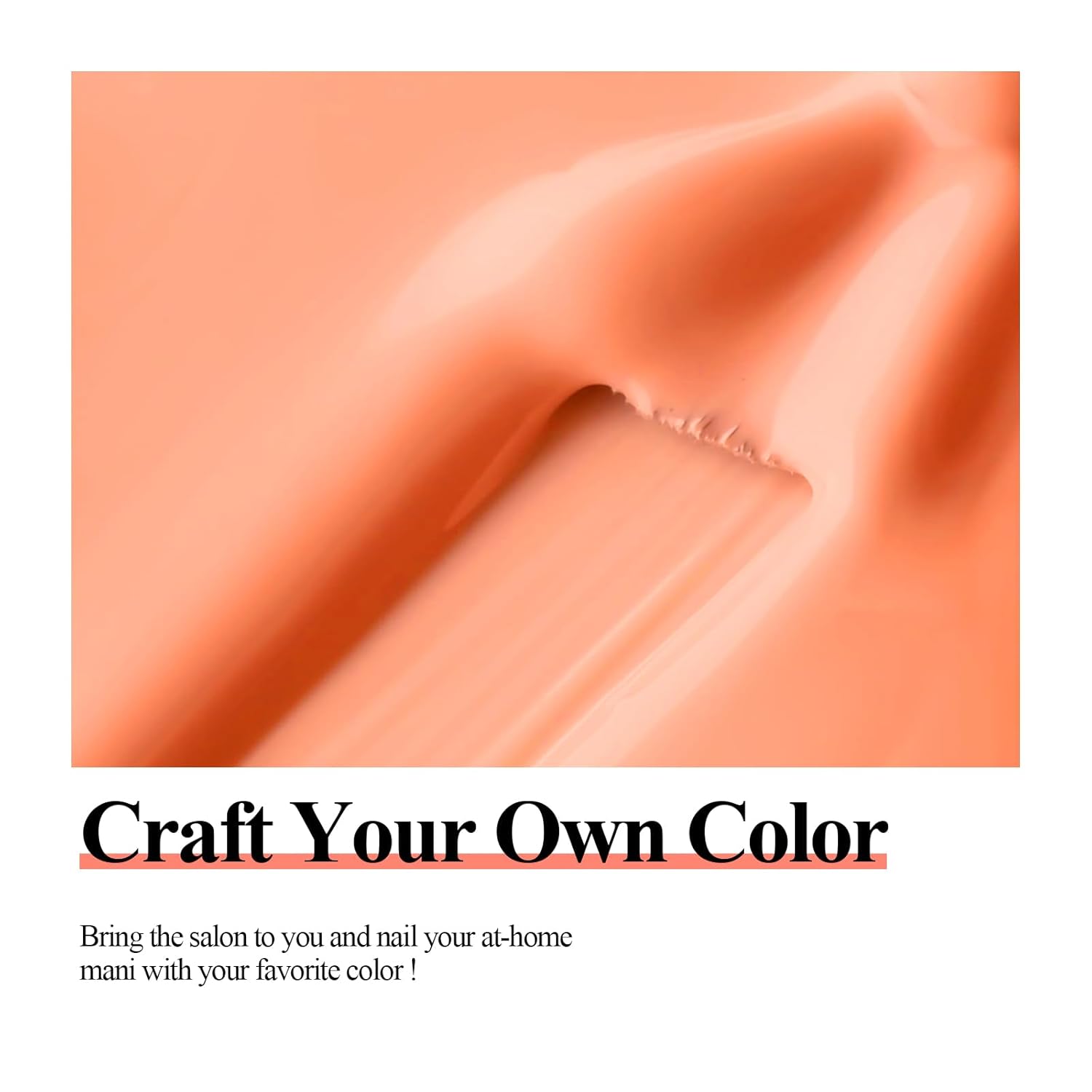Imtiti 15ml Coral Orange Gel Nail Polish Soak Off LED Nail Art - Image 5