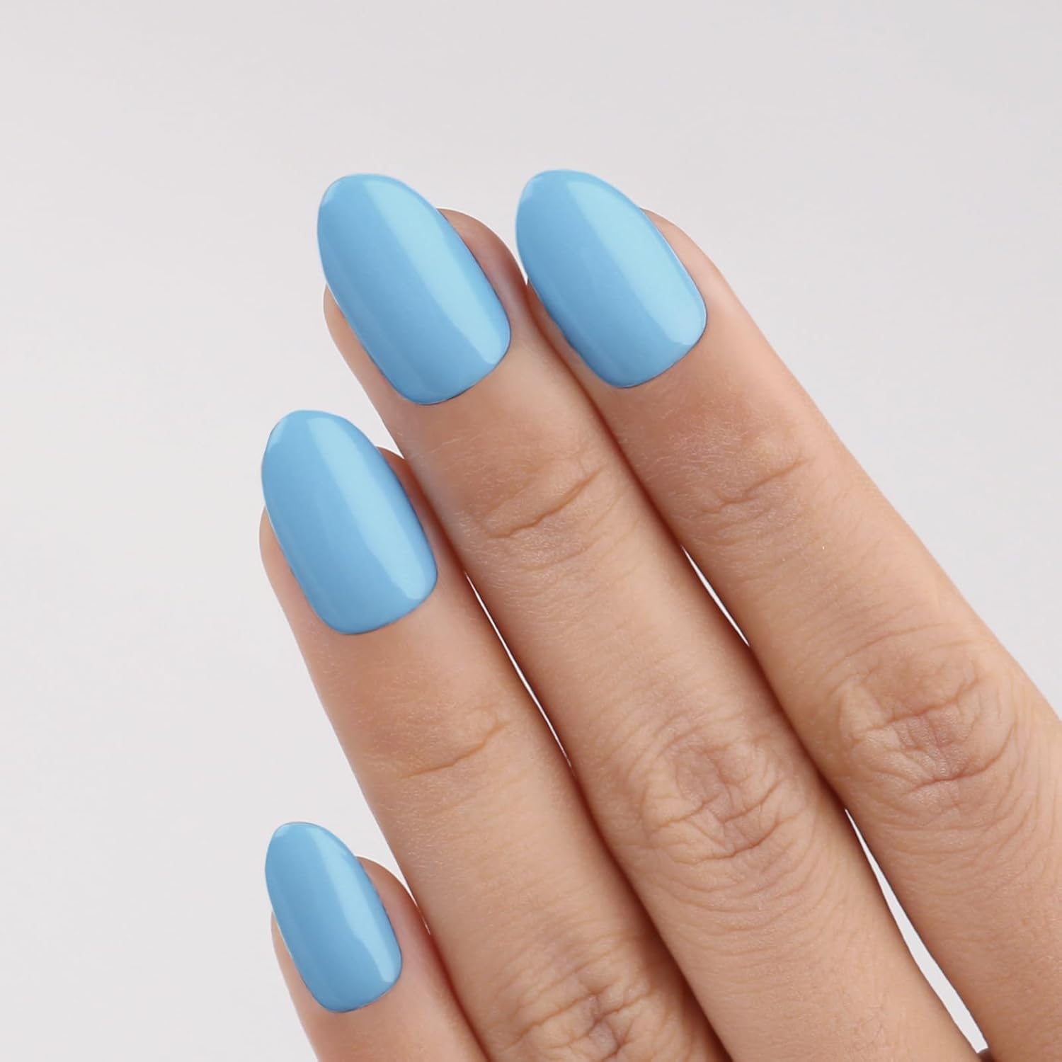 Imtiti Baby Blue Gel Nail Polish 0.5 Fl Oz for Professional Salon or DIY Nail Art - Image 2