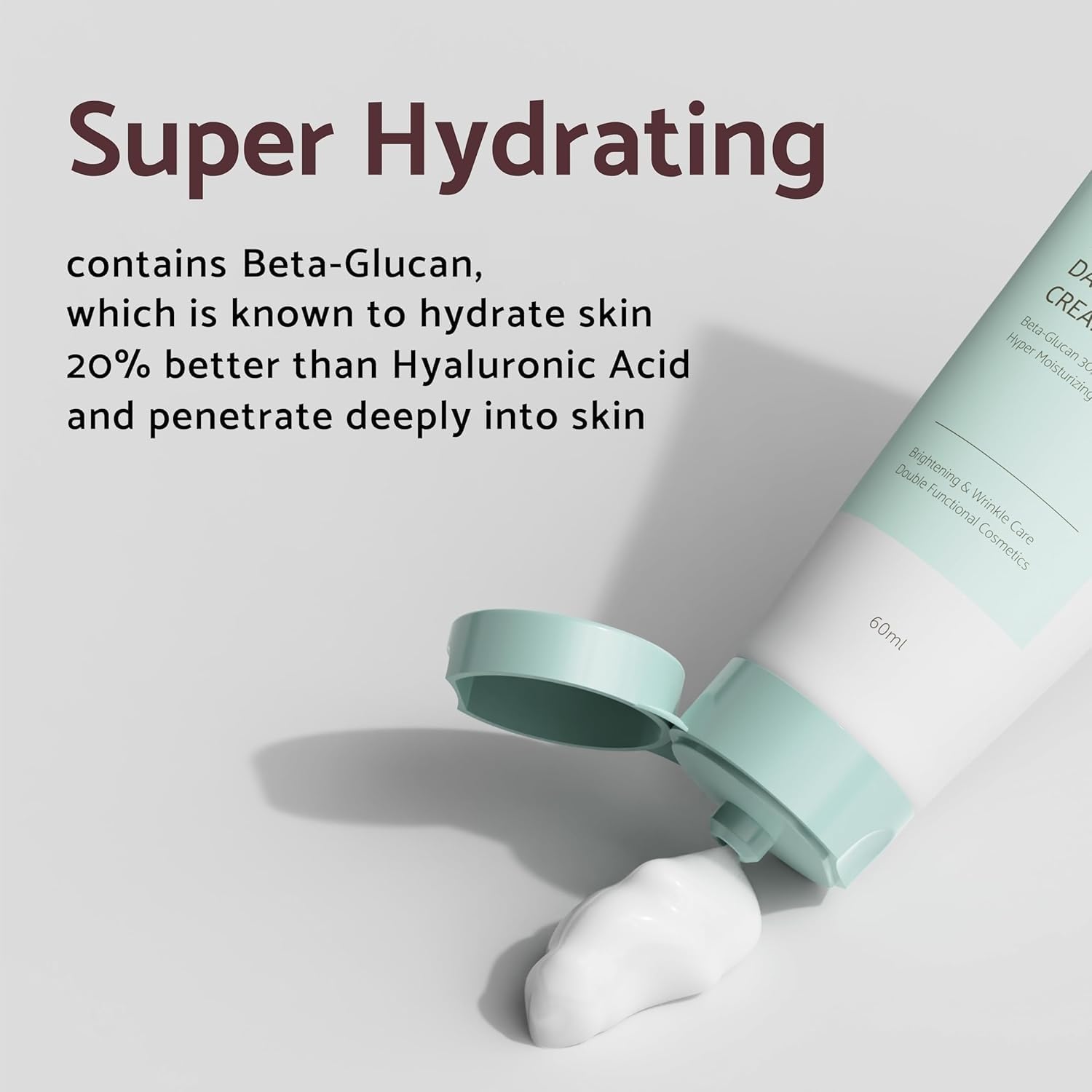 IUNIK Beta-Glucan Vegan Moisturizing Cream 100ml for Dry Sensitive Skin - Image 3