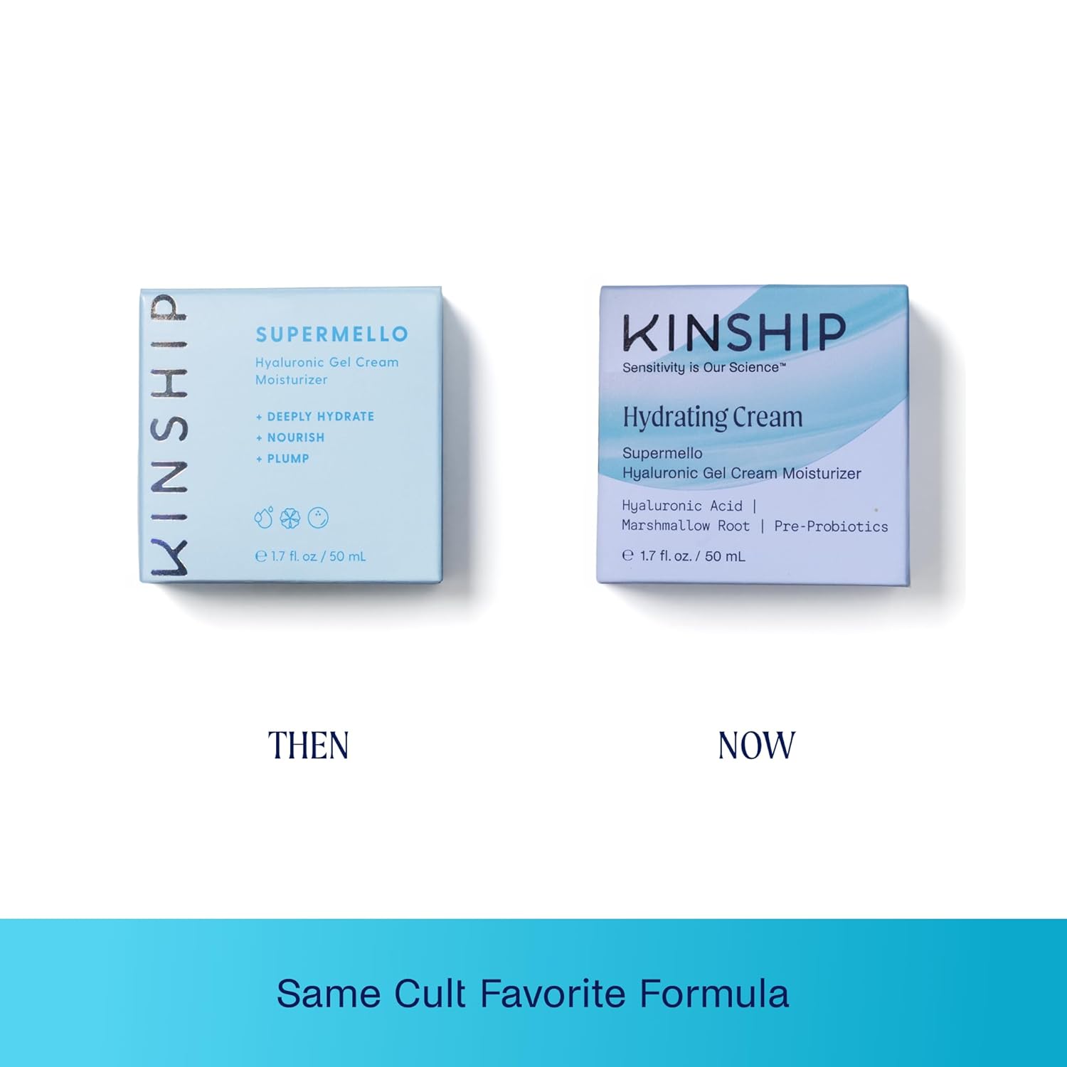 Kinship Supermello Hyaluronic Gel Cream Moisturizer 3.3 oz Lightweight Face Hydrator - Image 5